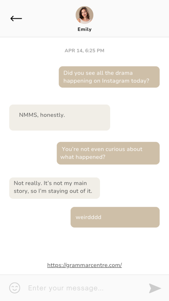 Not My Main Story