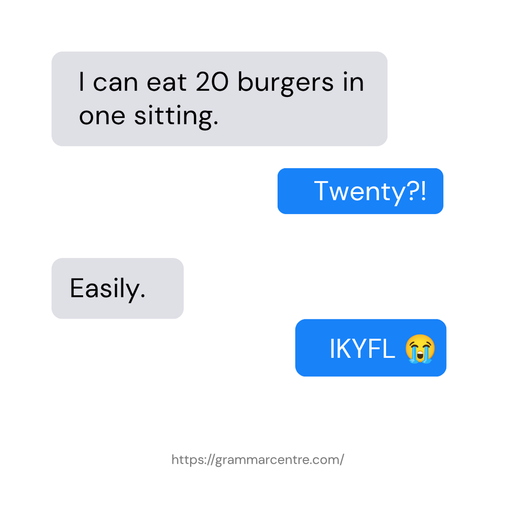 IKYFL Funny reaction